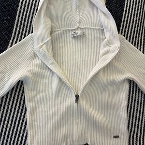Hollister Cropped Zip-up Hoodie